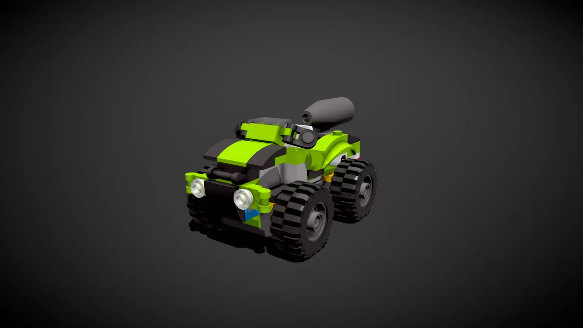 Lego Rocket Rally Buggy 3D model_0