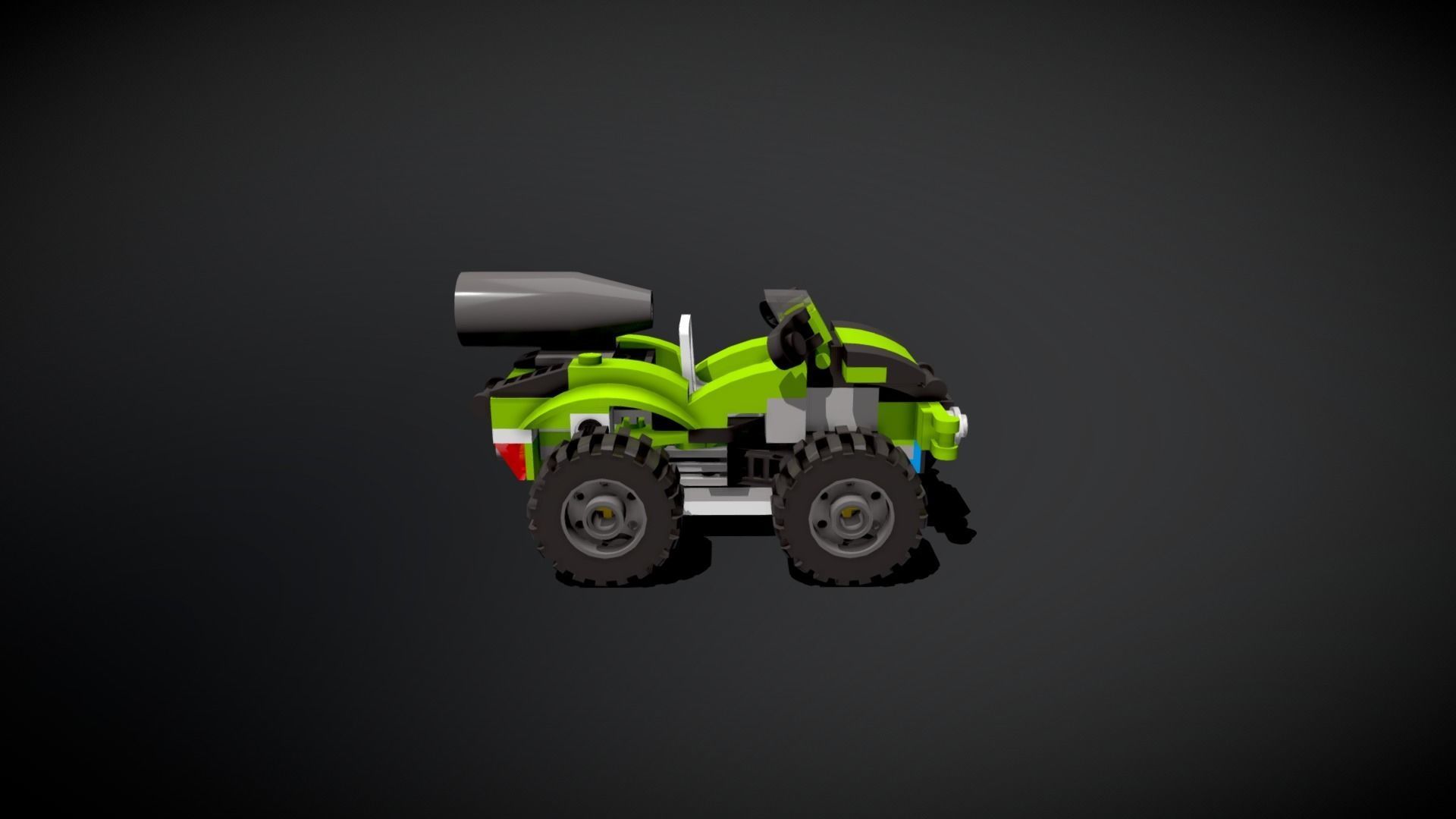 Lego Rocket Rally Buggy 3D model_4