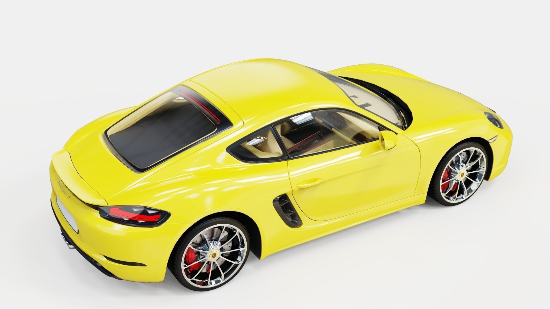 Porsche Cayman 3D model_3