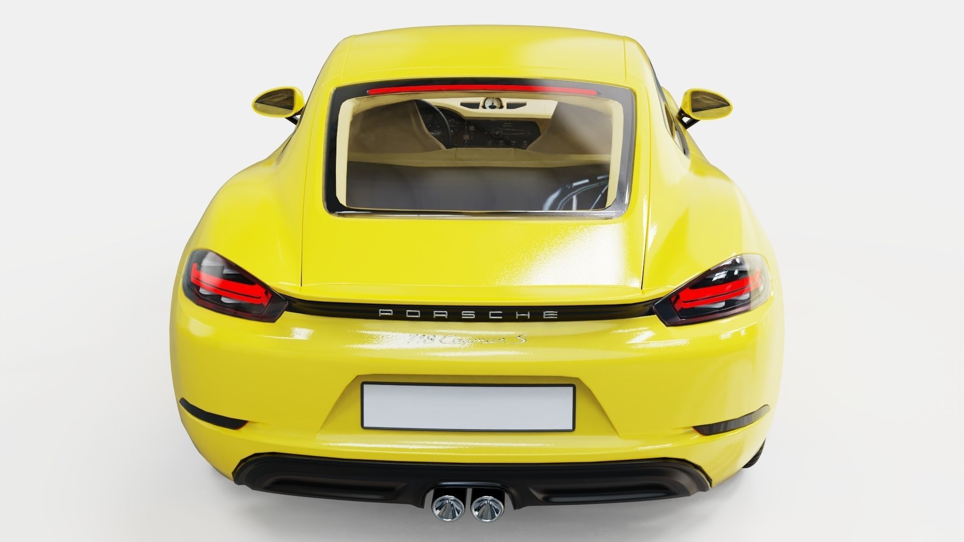 Porsche Cayman 3D model_4
