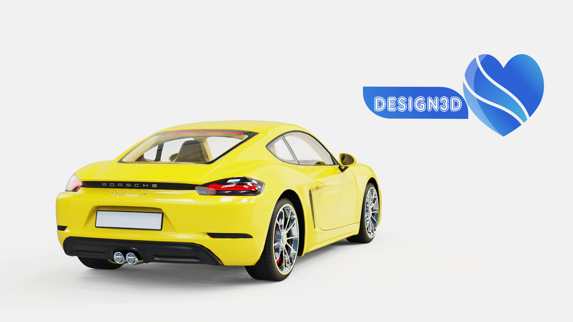 Porsche Cayman 3D model_5