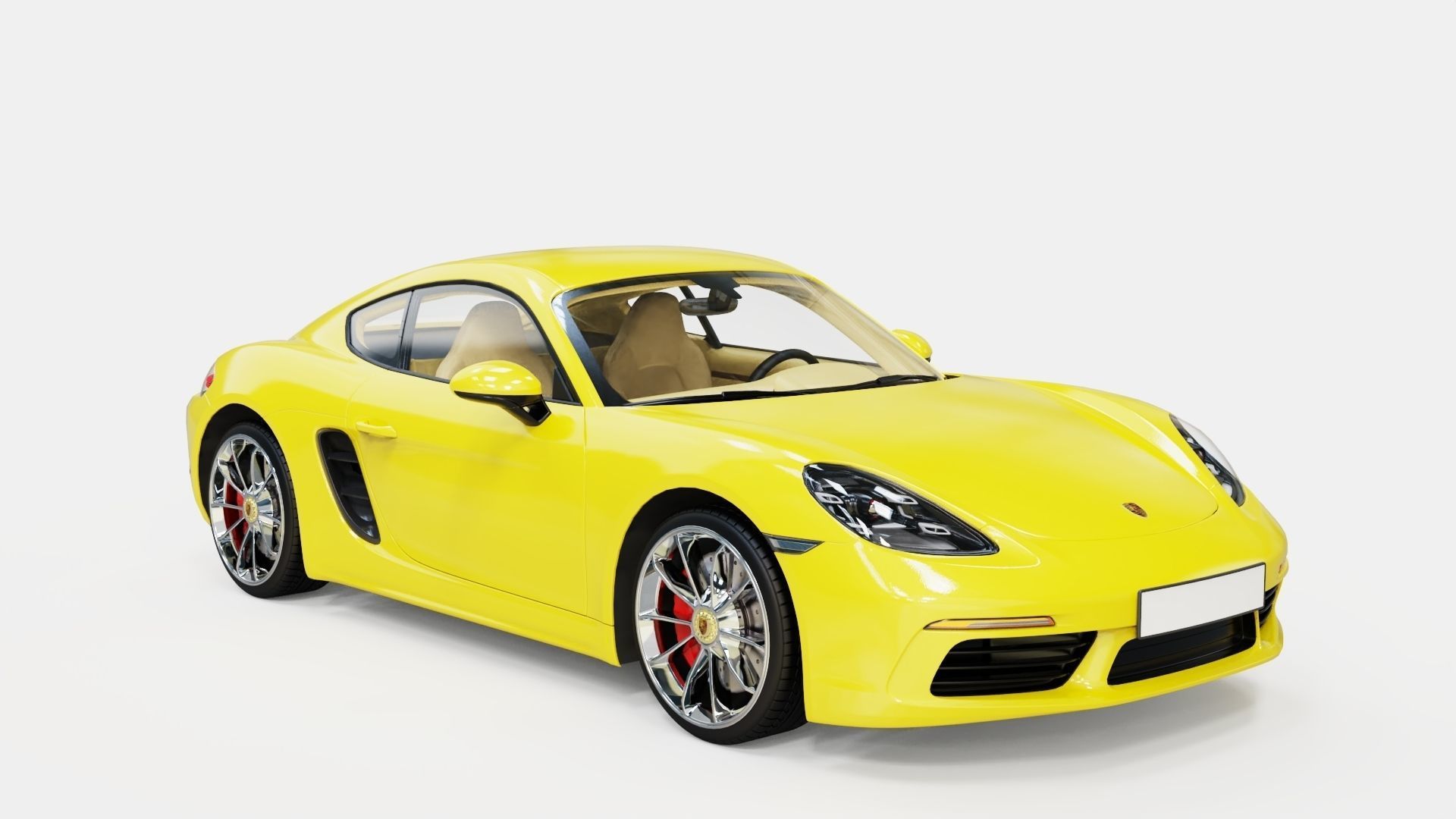 Porsche Cayman 3D model_2