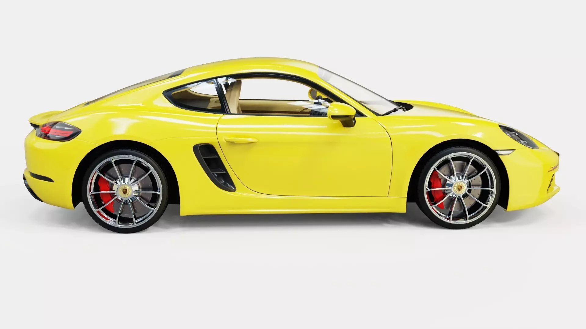 Porsche Cayman 3D model_0