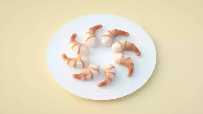 Shrimp Chinese lunch