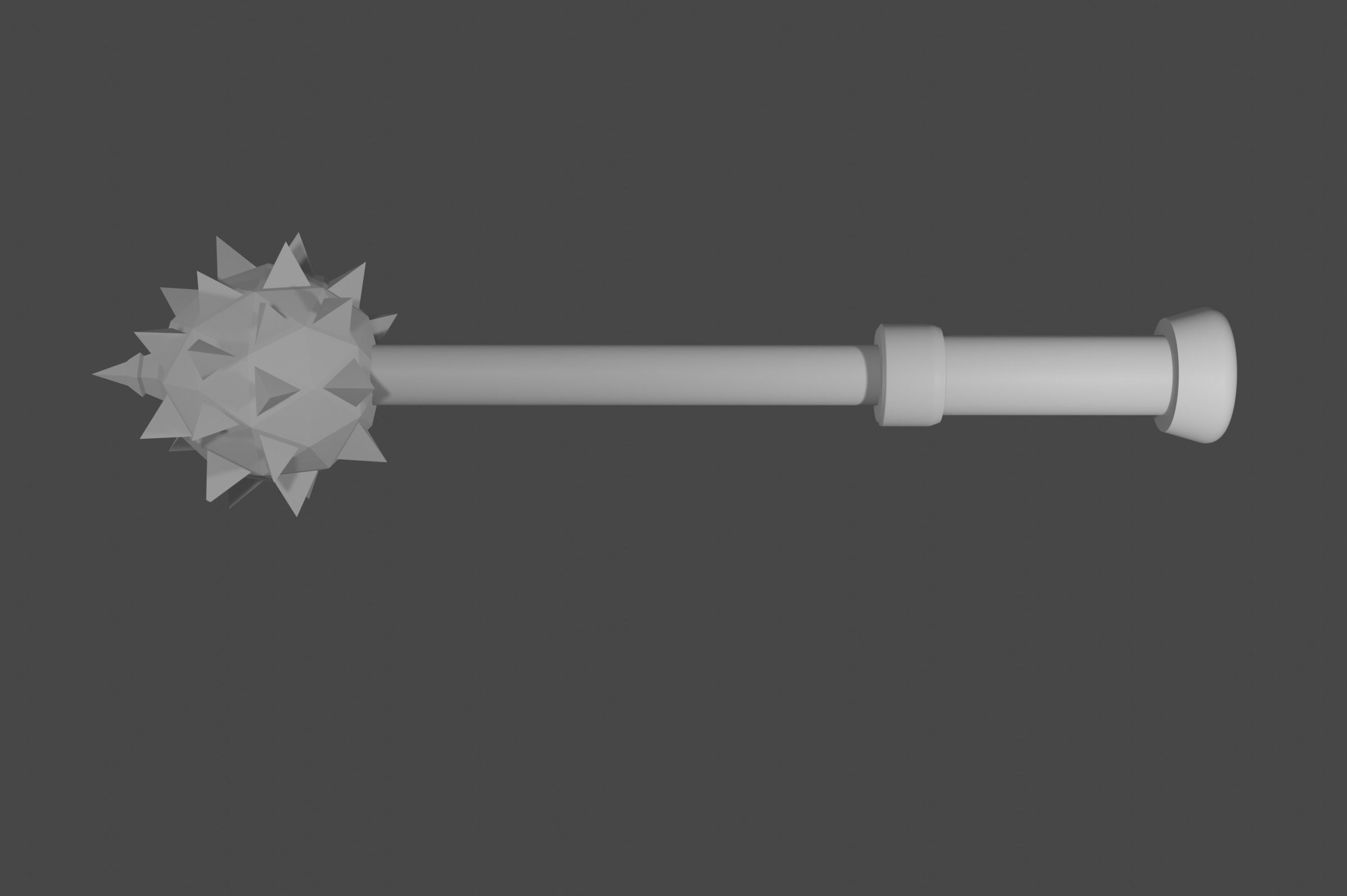 3d melee weapon sets blender Free low-poly 3D model_4