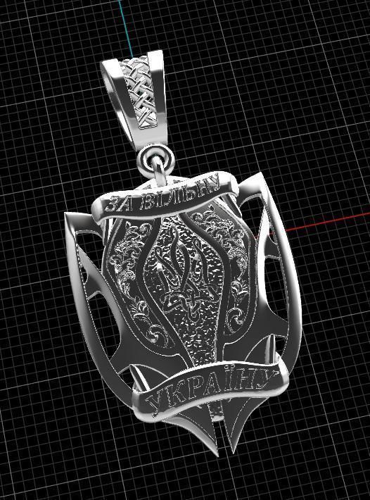 Ukrainian Trident 3D print model_13