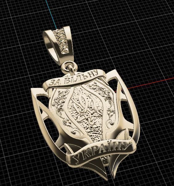 Ukrainian Trident 3D print model_9