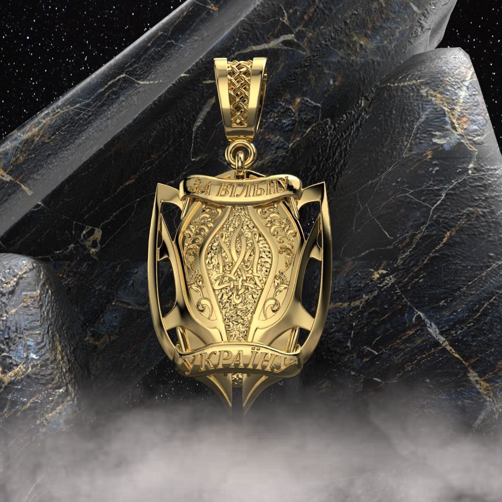 Ukrainian Trident 3D print model_2