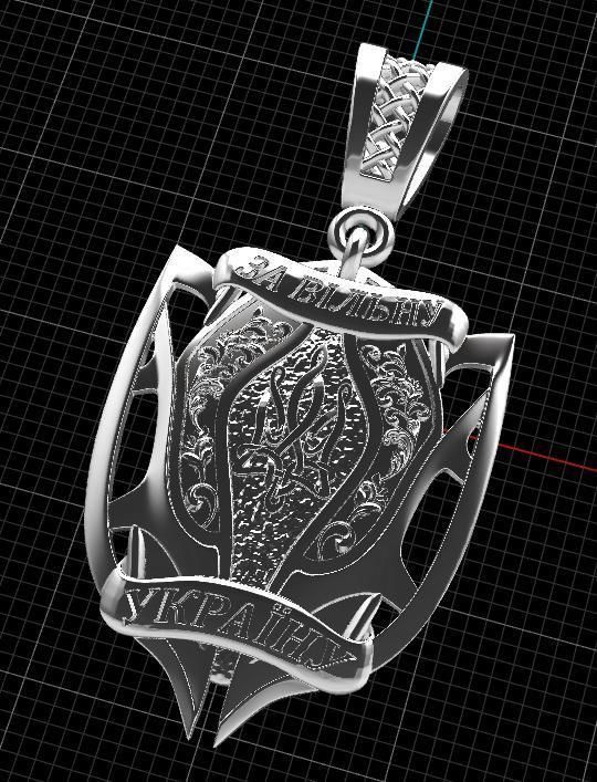 Ukrainian Trident 3D print model_12