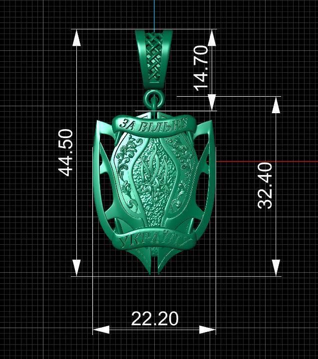 Ukrainian Trident 3D print model_20
