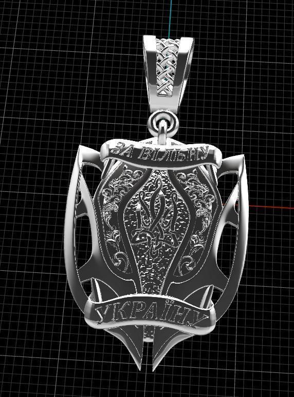 Ukrainian Trident 3D print model_11