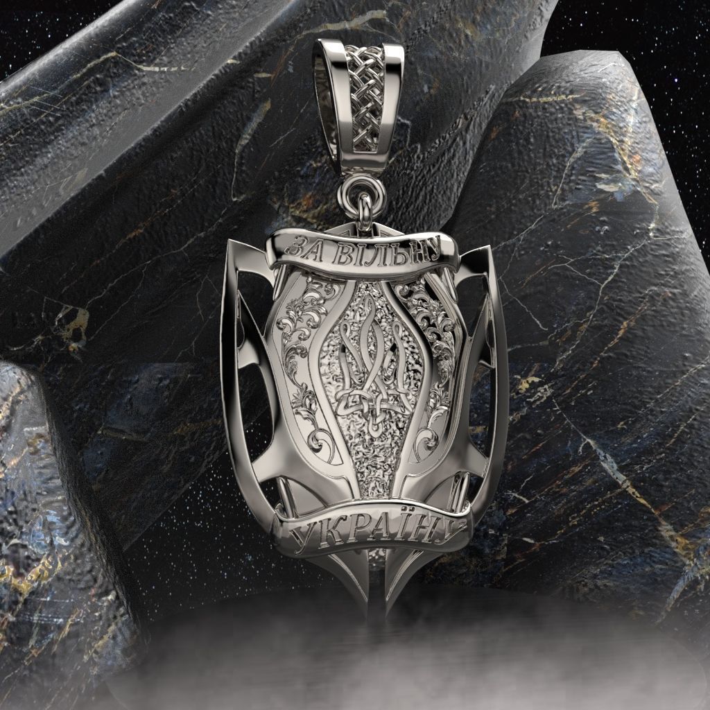 Ukrainian Trident 3D print model_3