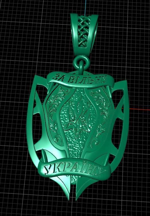 Ukrainian Trident 3D print model_16