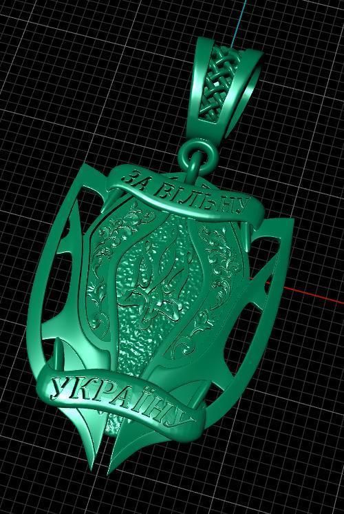 Ukrainian Trident 3D print model_18