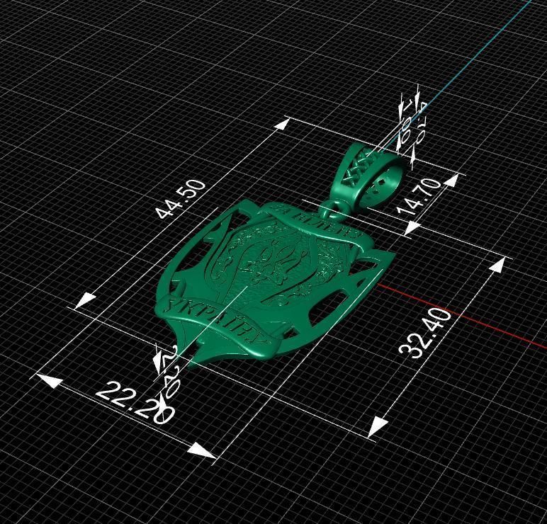 Ukrainian Trident 3D print model_21