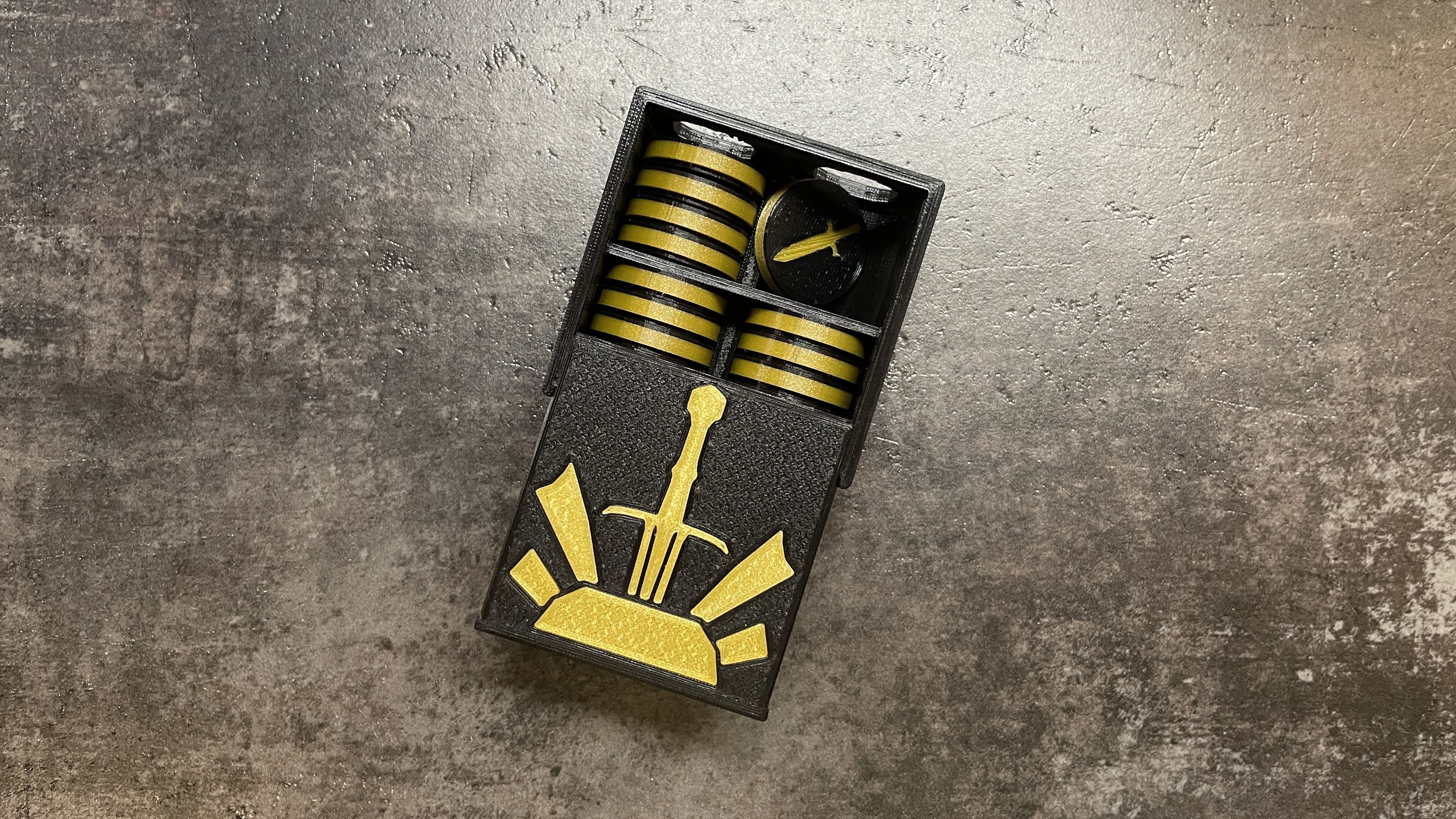 RPG tockens and Travel box Stl 3D print model_2