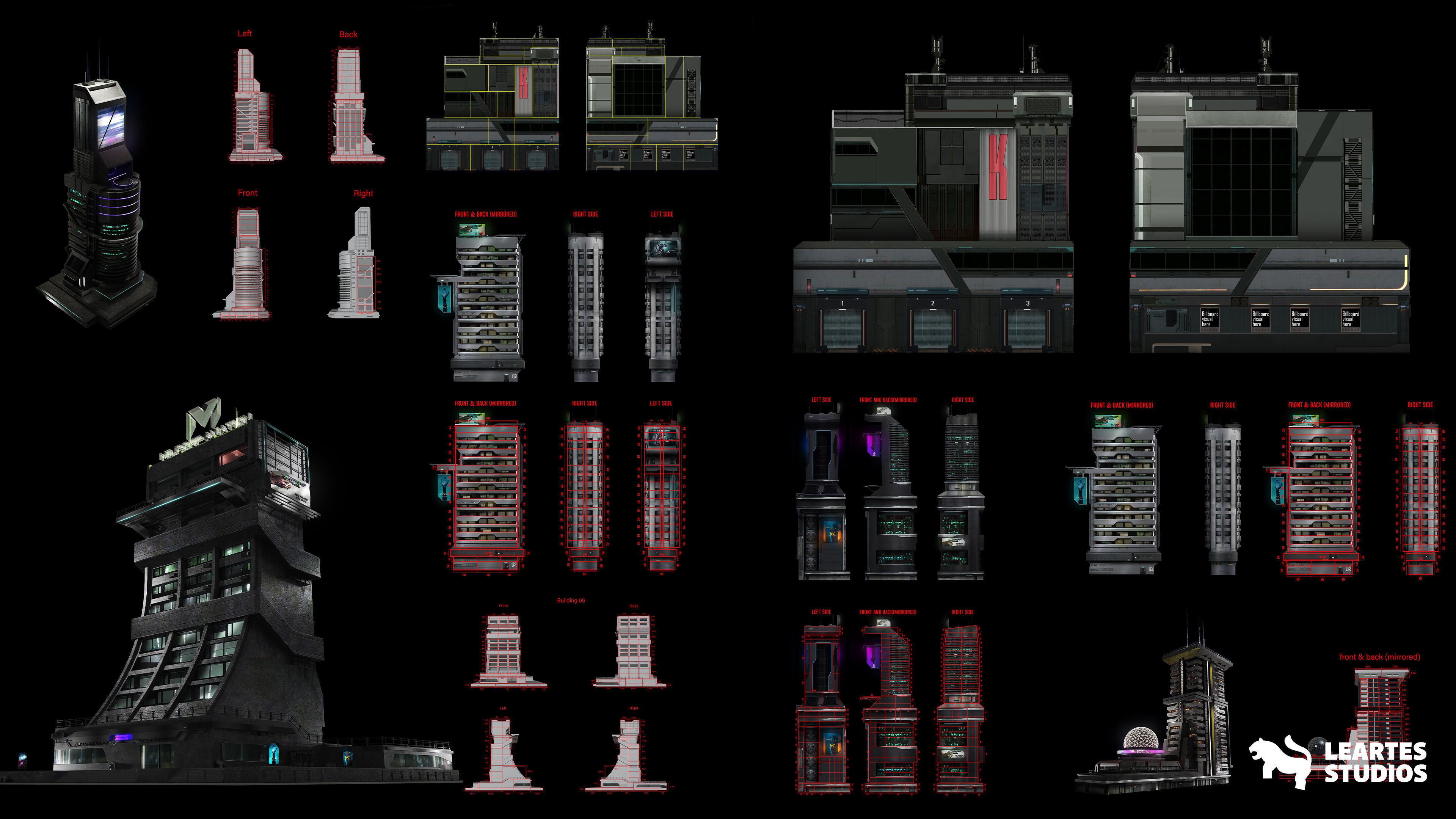 Cyberpunk Gigapack Low-poly 3D model_23