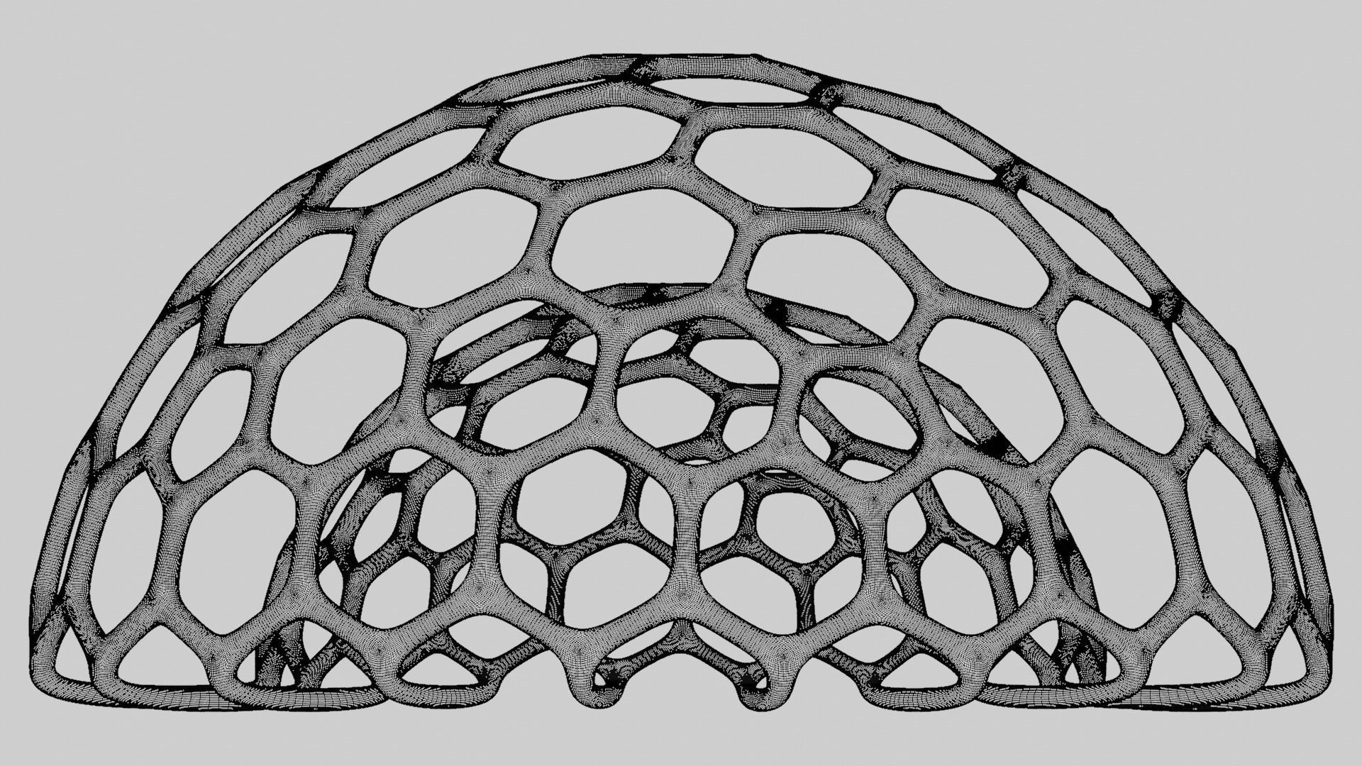 Ico Sphere Utensil Organizer 3D print model_23