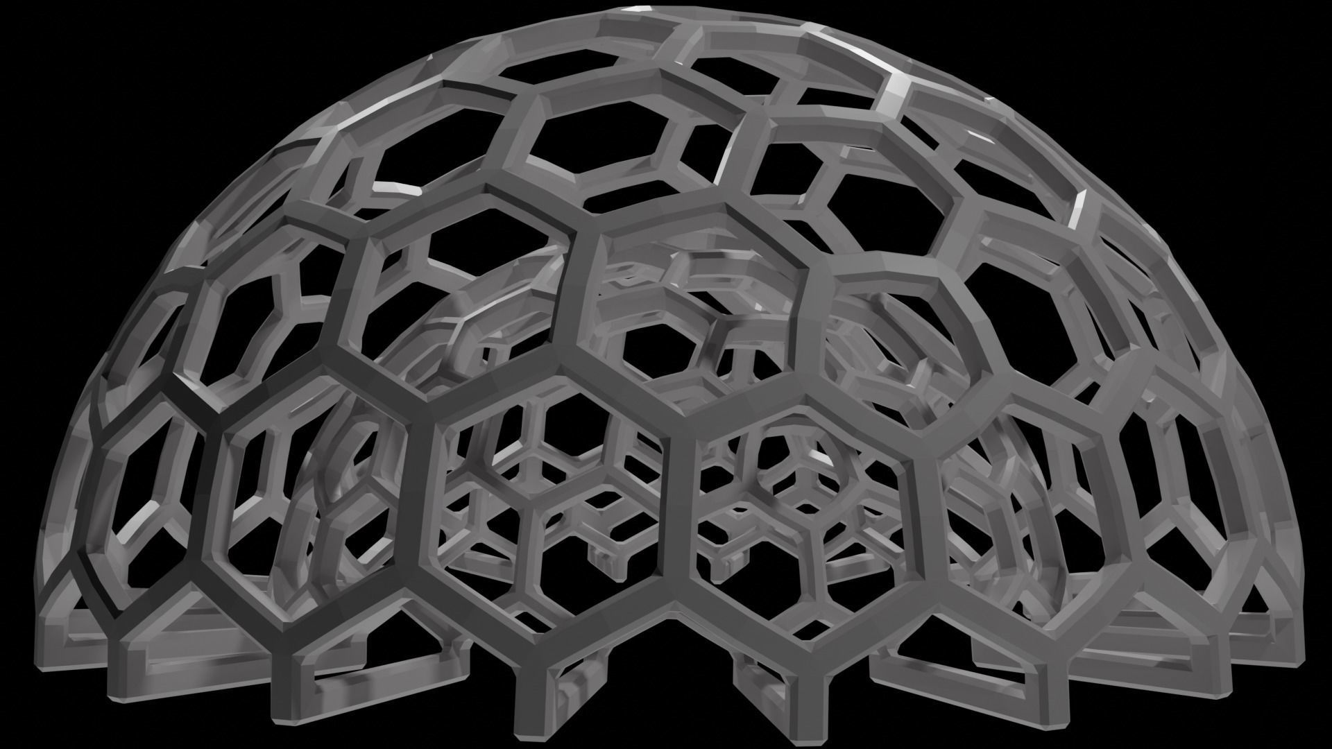 Ico Sphere Utensil Organizer 3D print model_12