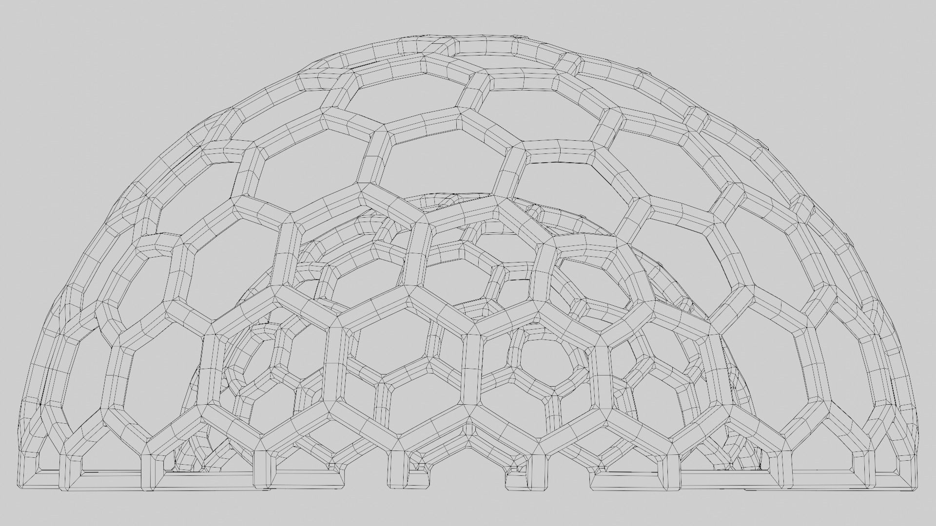 Ico Sphere Utensil Organizer 3D print model_22