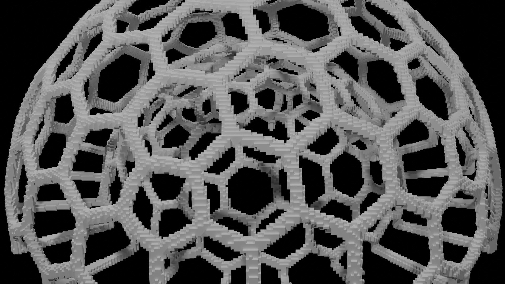 Ico Sphere Utensil Organizer 3D print model_7