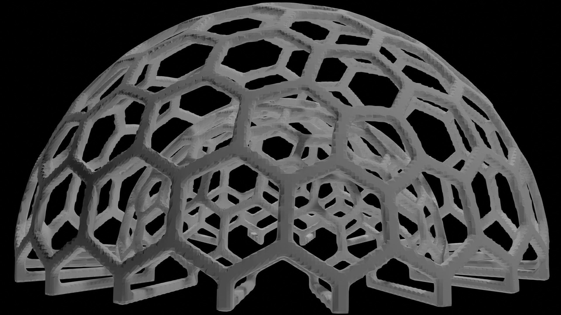 Ico Sphere Utensil Organizer 3D print model_11