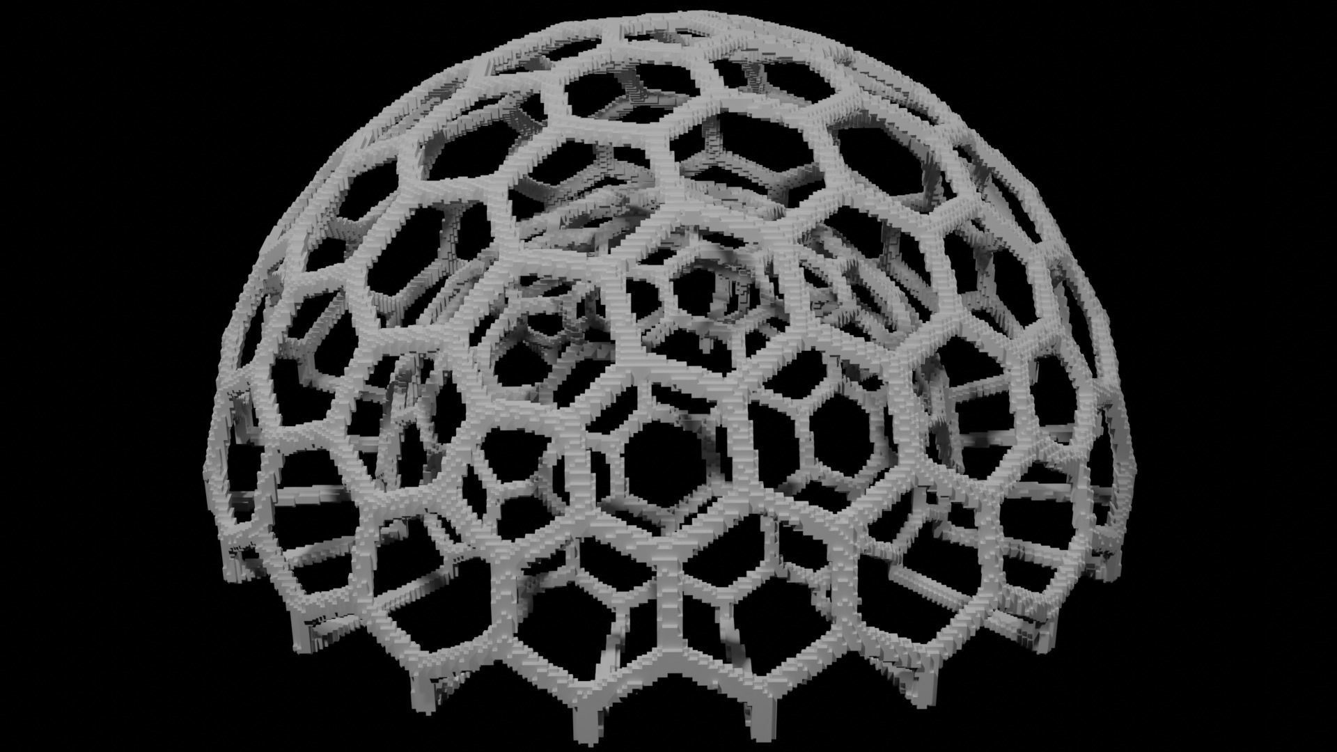 Ico Sphere Utensil Organizer 3D print model_4