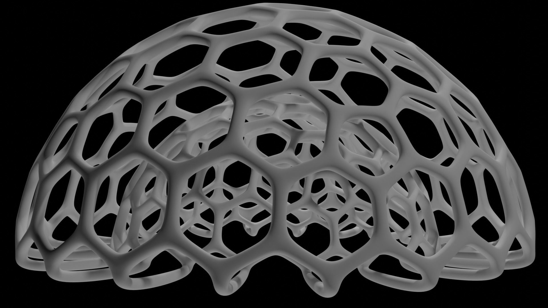 Ico Sphere Utensil Organizer 3D print model_13