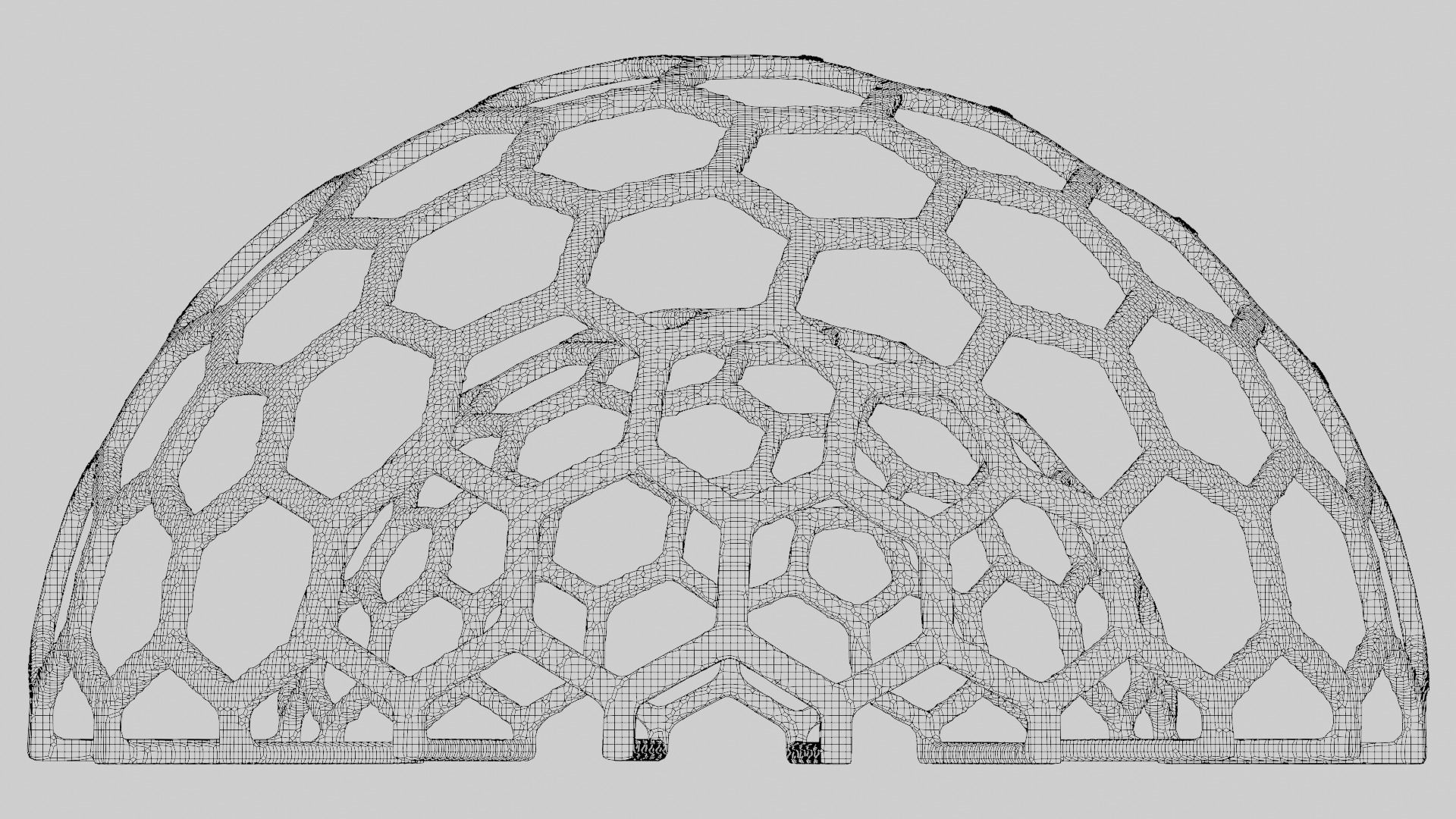 Ico Sphere Utensil Organizer 3D print model_21