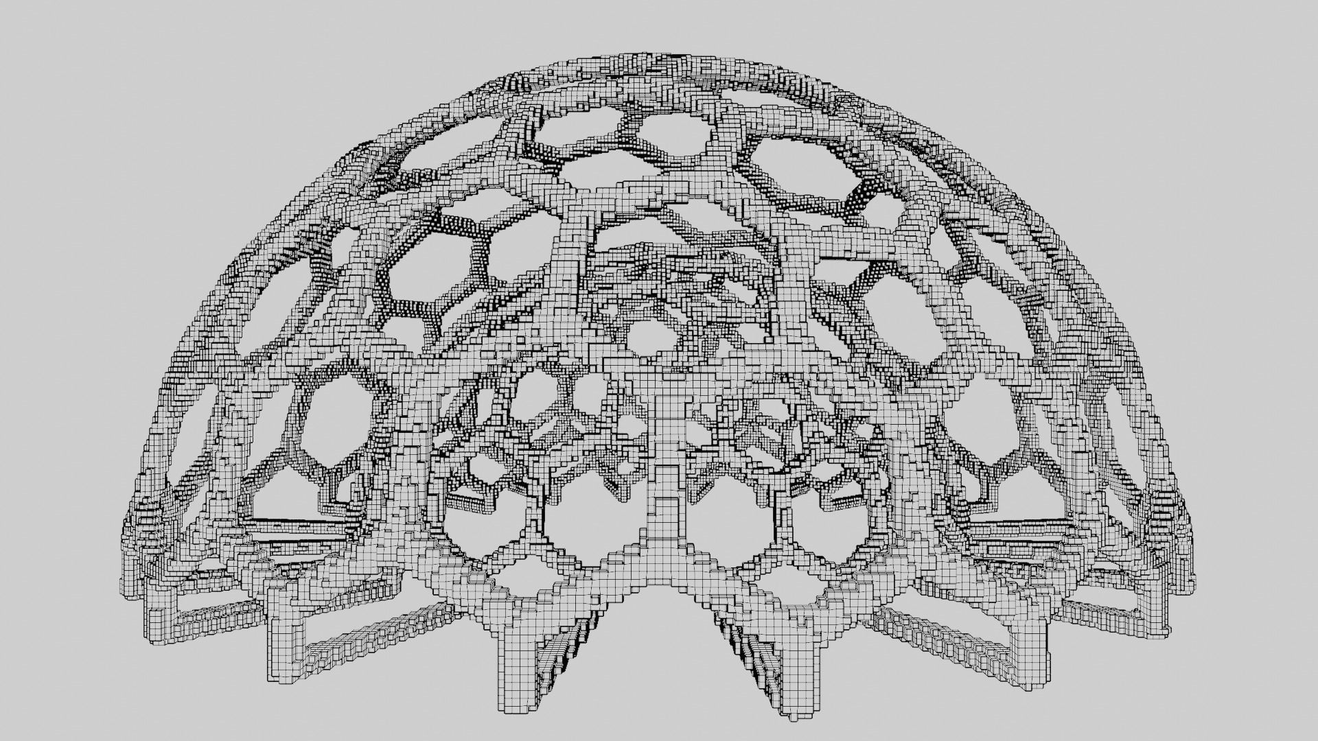 Ico Sphere Utensil Organizer 3D print model_26