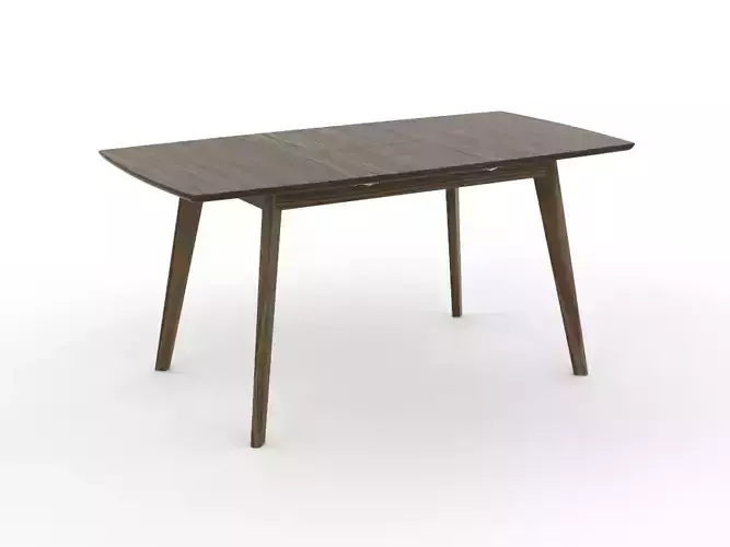 Dining table PBR low-poly