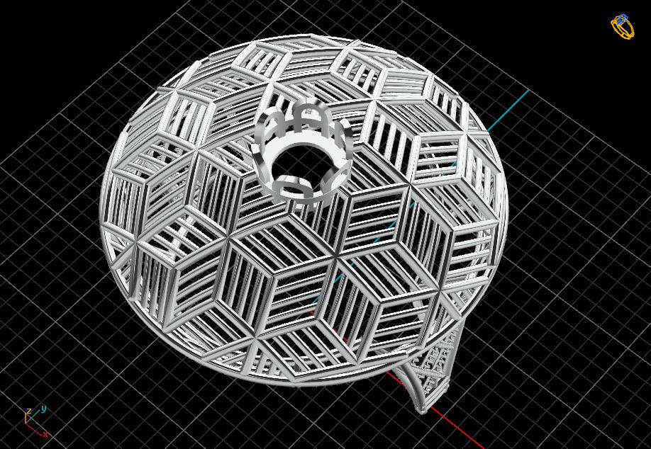 Ring 3d jewelry Rp CAD CAM 3D model_4