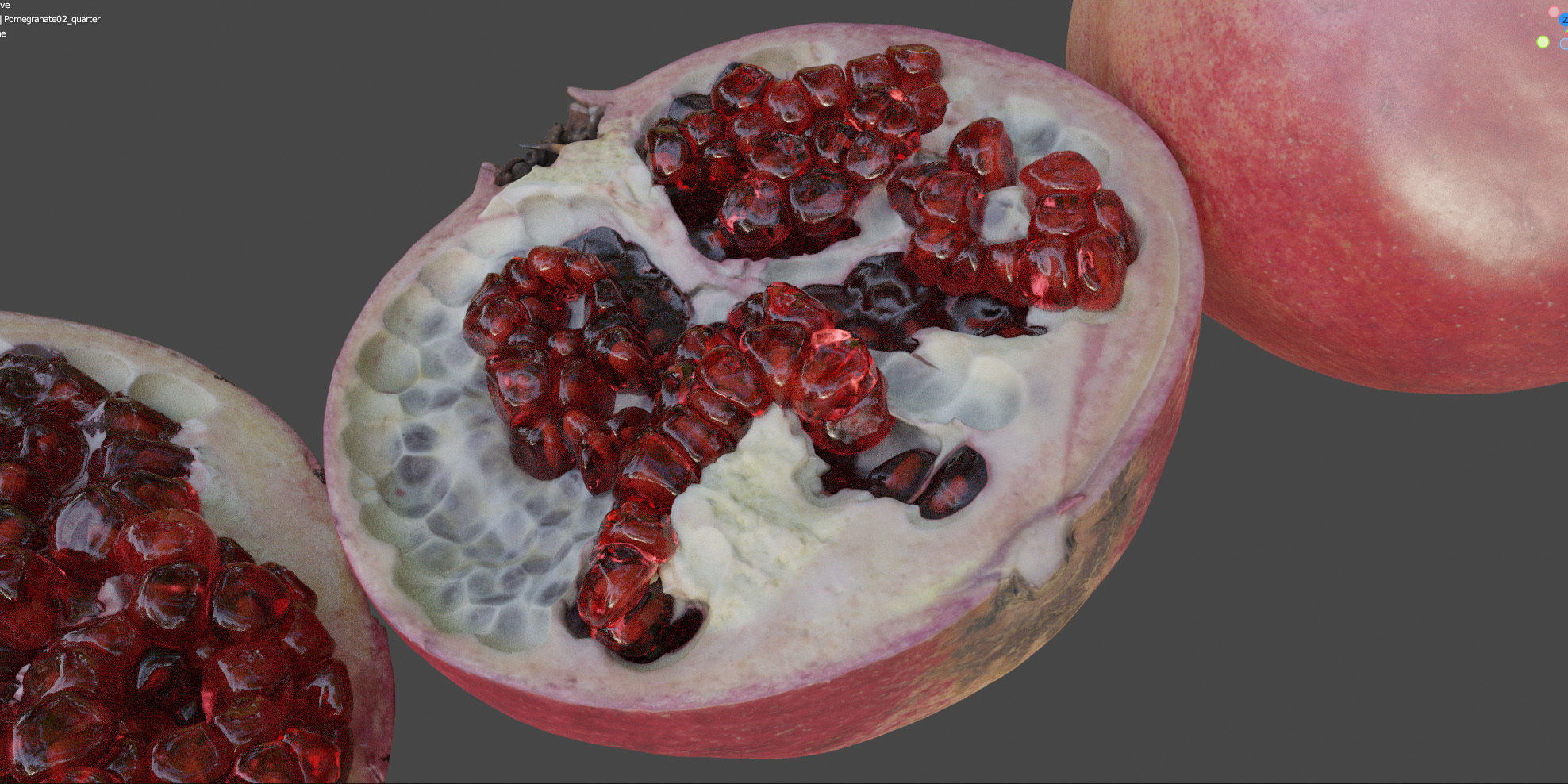 4k scanned Pomegranate 02 3D model_18