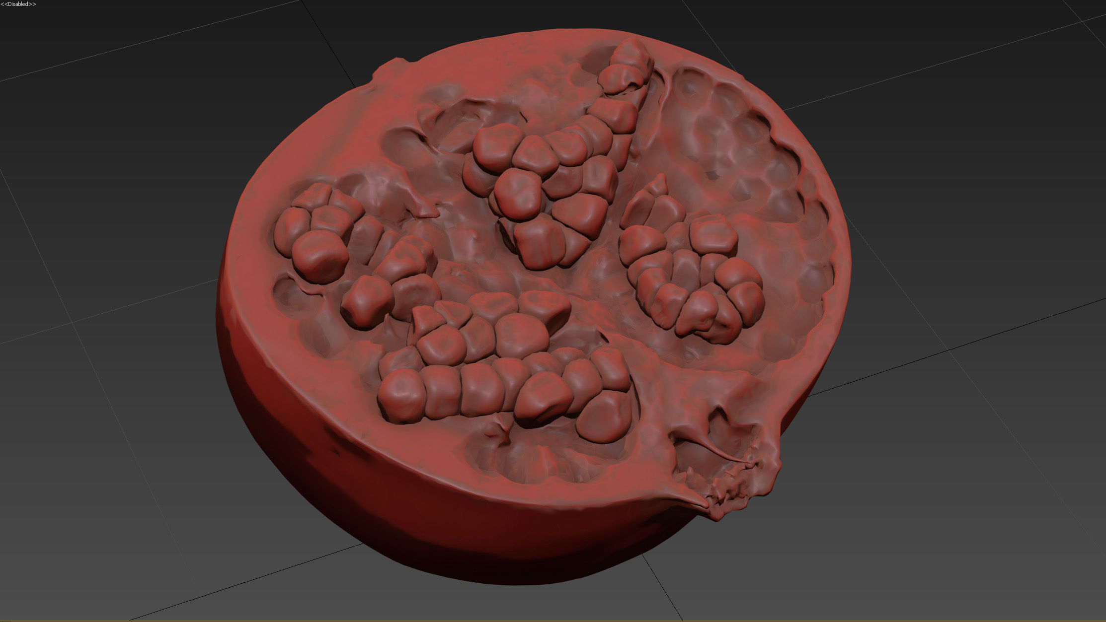 4k scanned Pomegranate 02 3D model_32