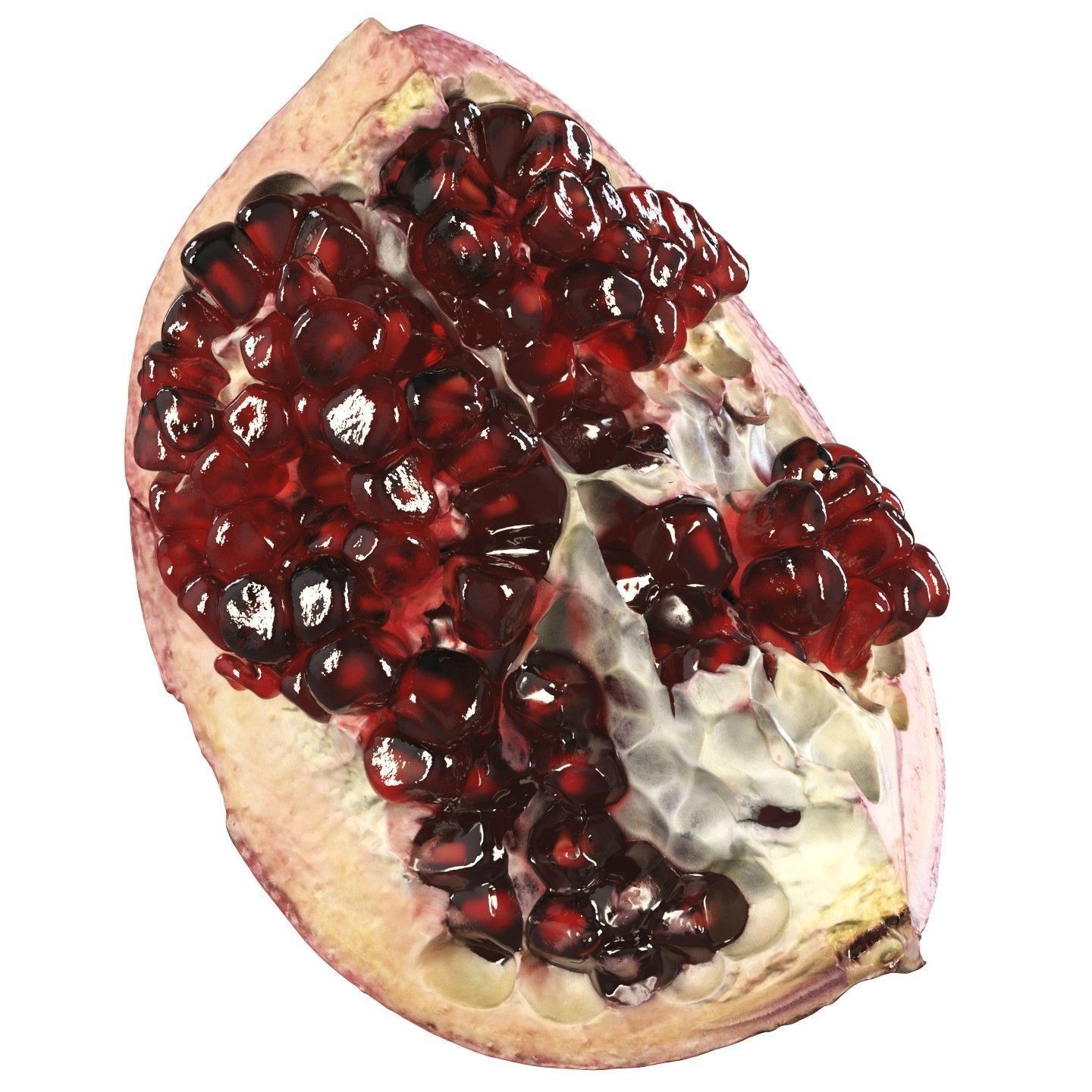 4k scanned Pomegranate 02 3D model_3