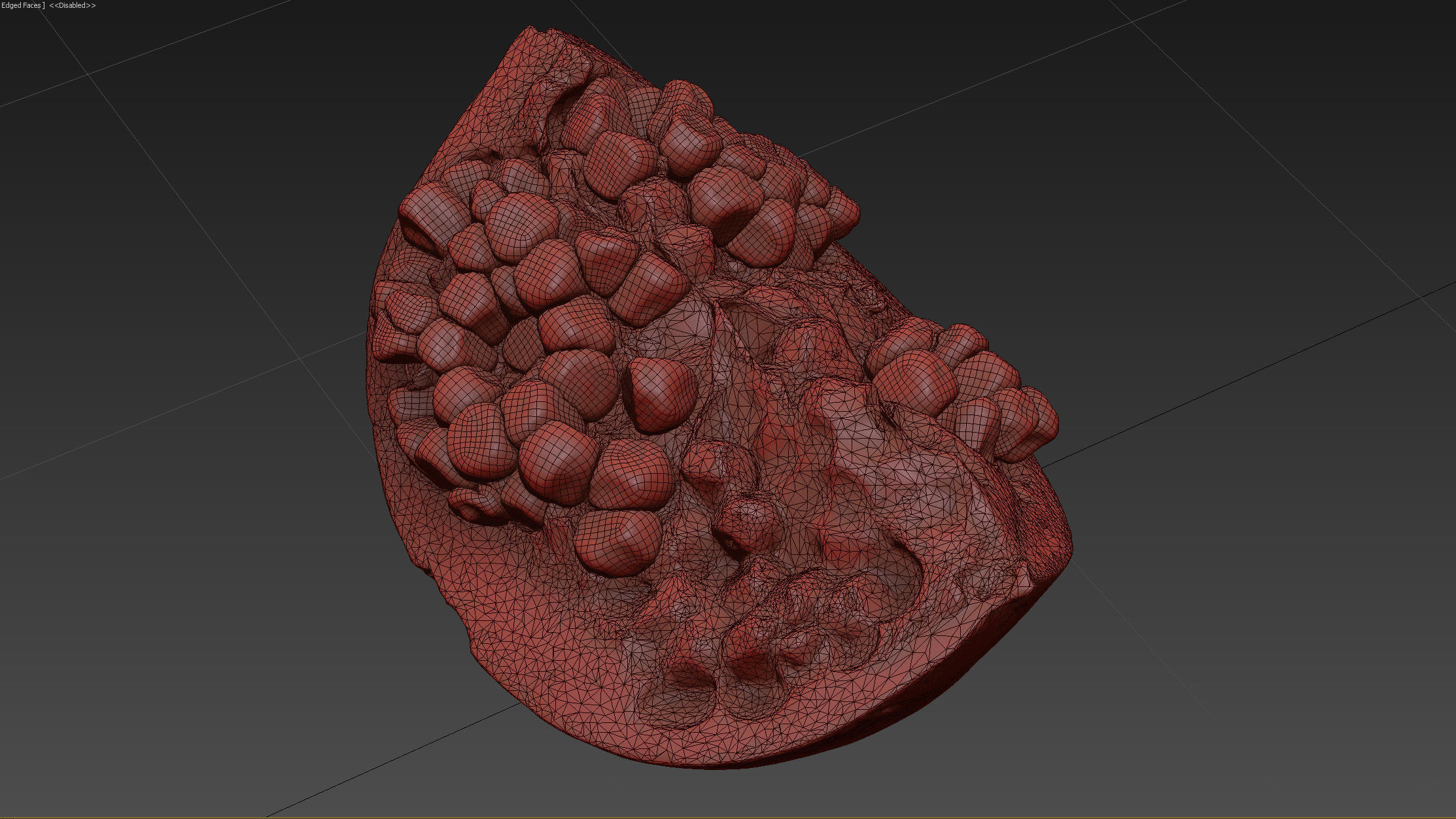 4k scanned Pomegranate 02 3D model_30