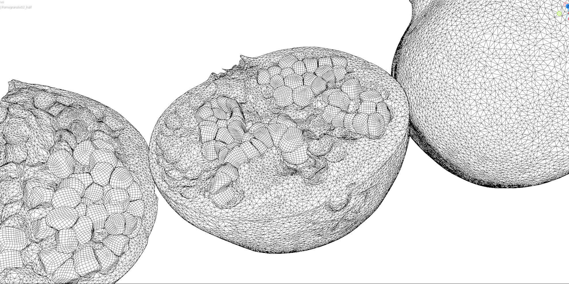4k scanned Pomegranate 02 3D model_22
