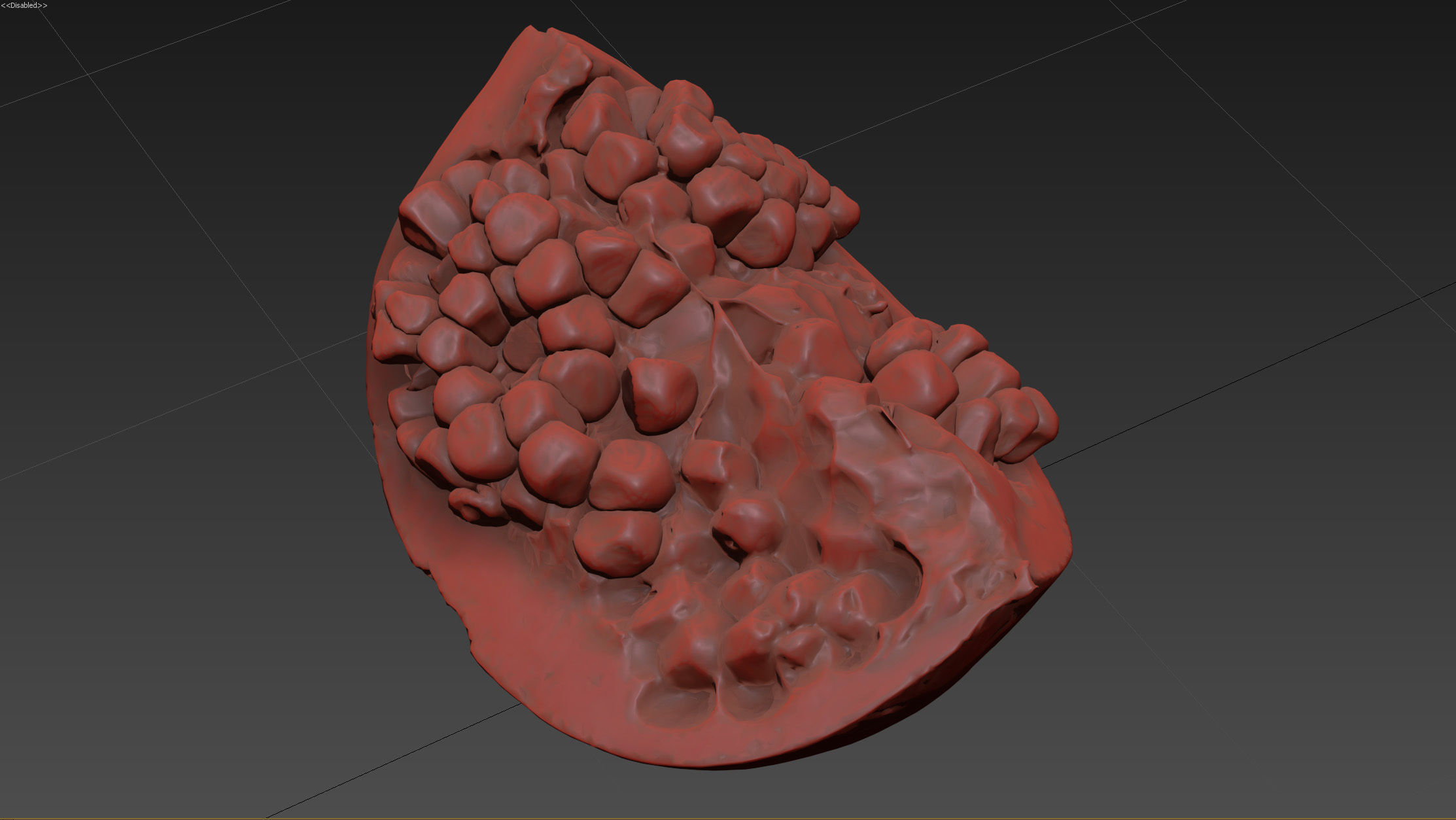 4k scanned Pomegranate 02 3D model_31