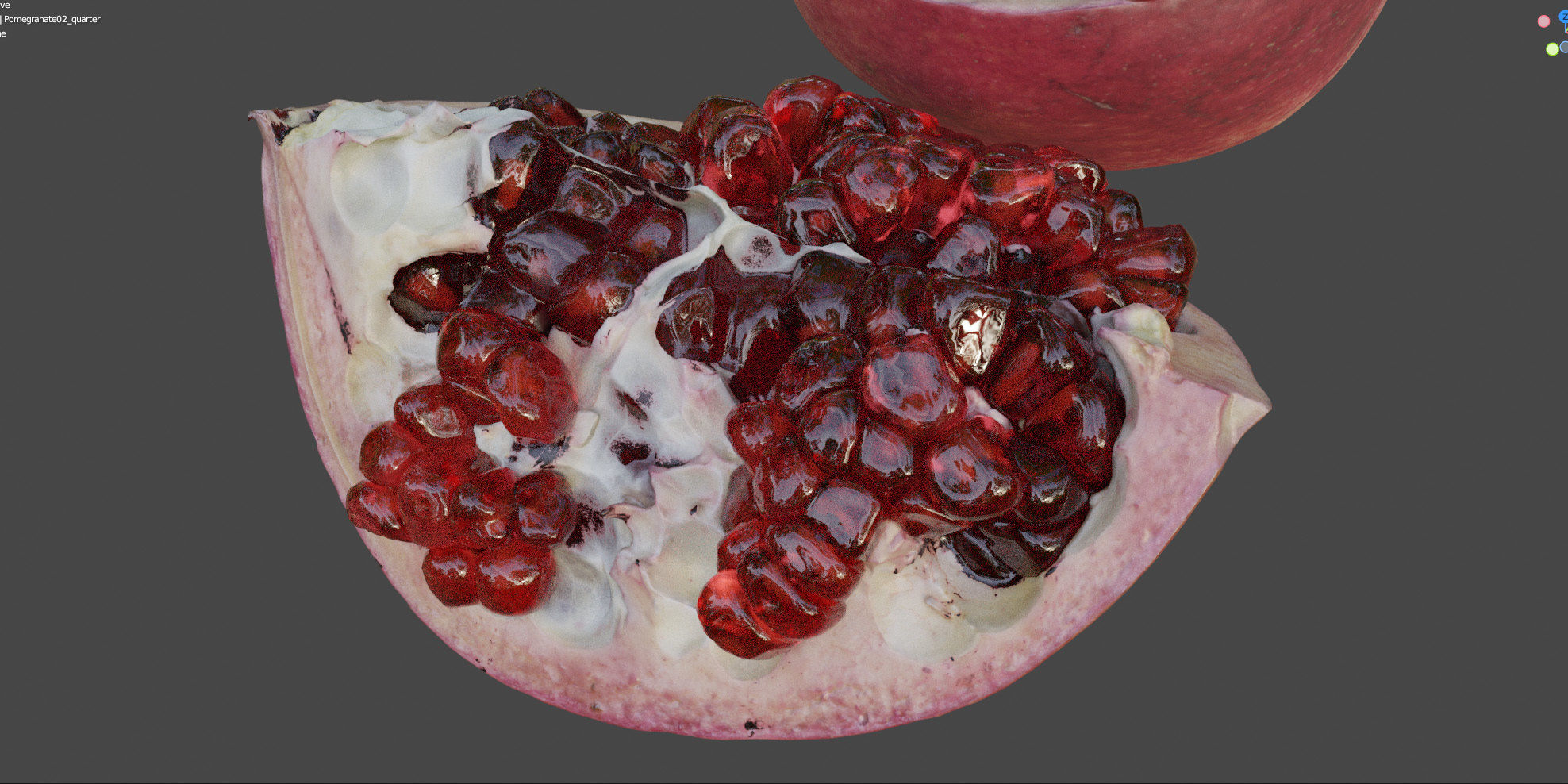 4k scanned Pomegranate 02 3D model_17