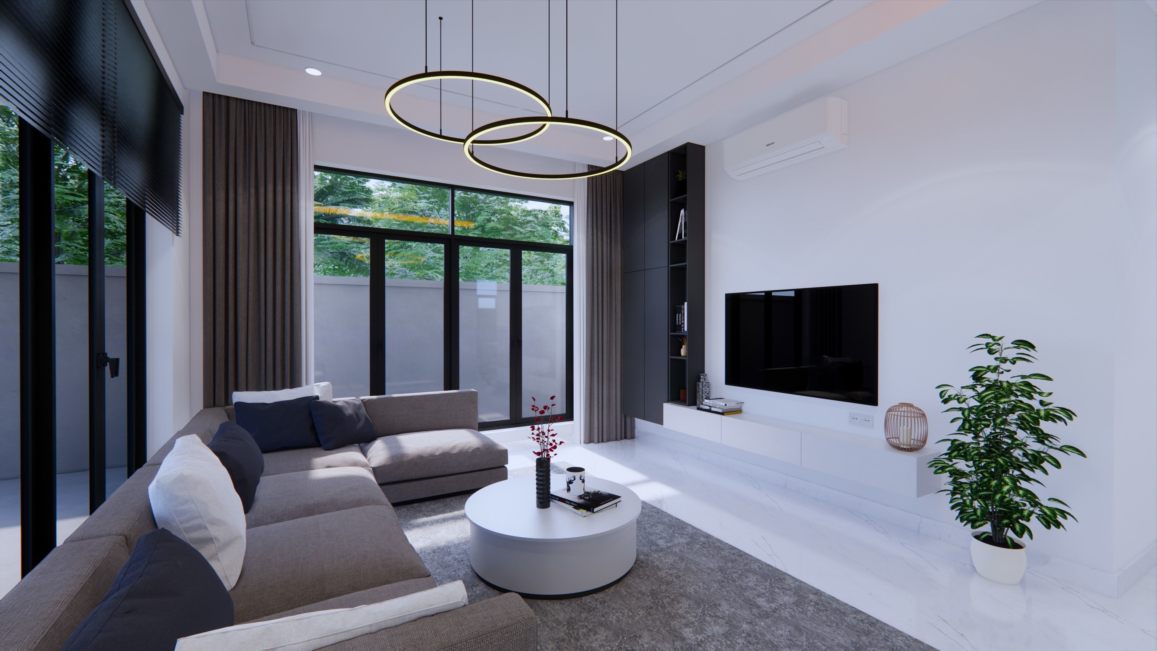 Modern House  3D model_2