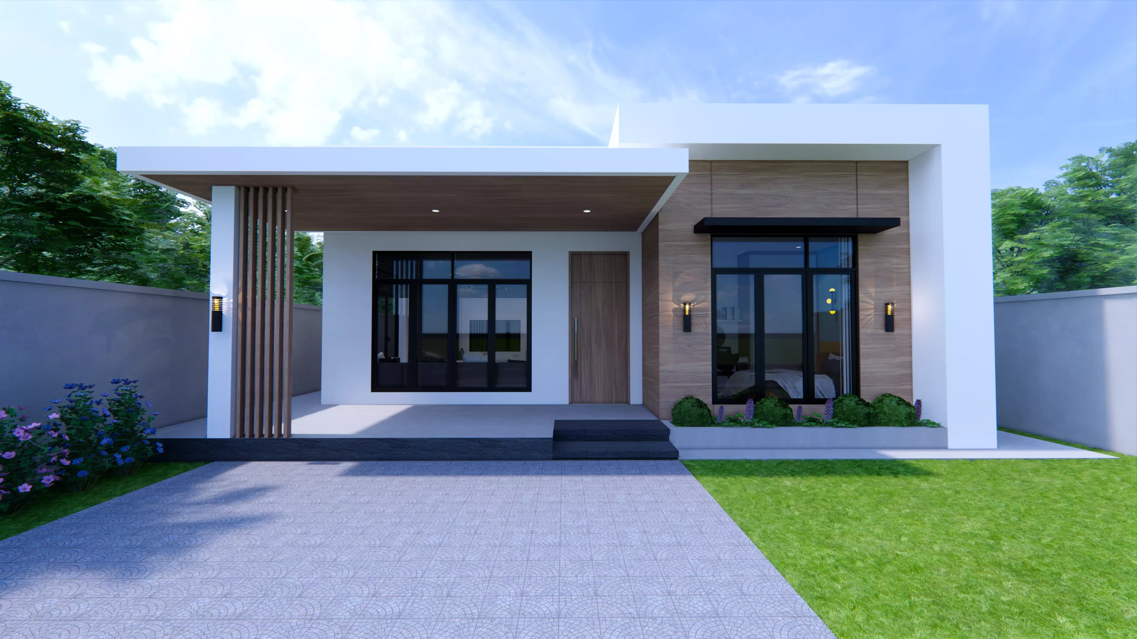 Modern House  3D model_0