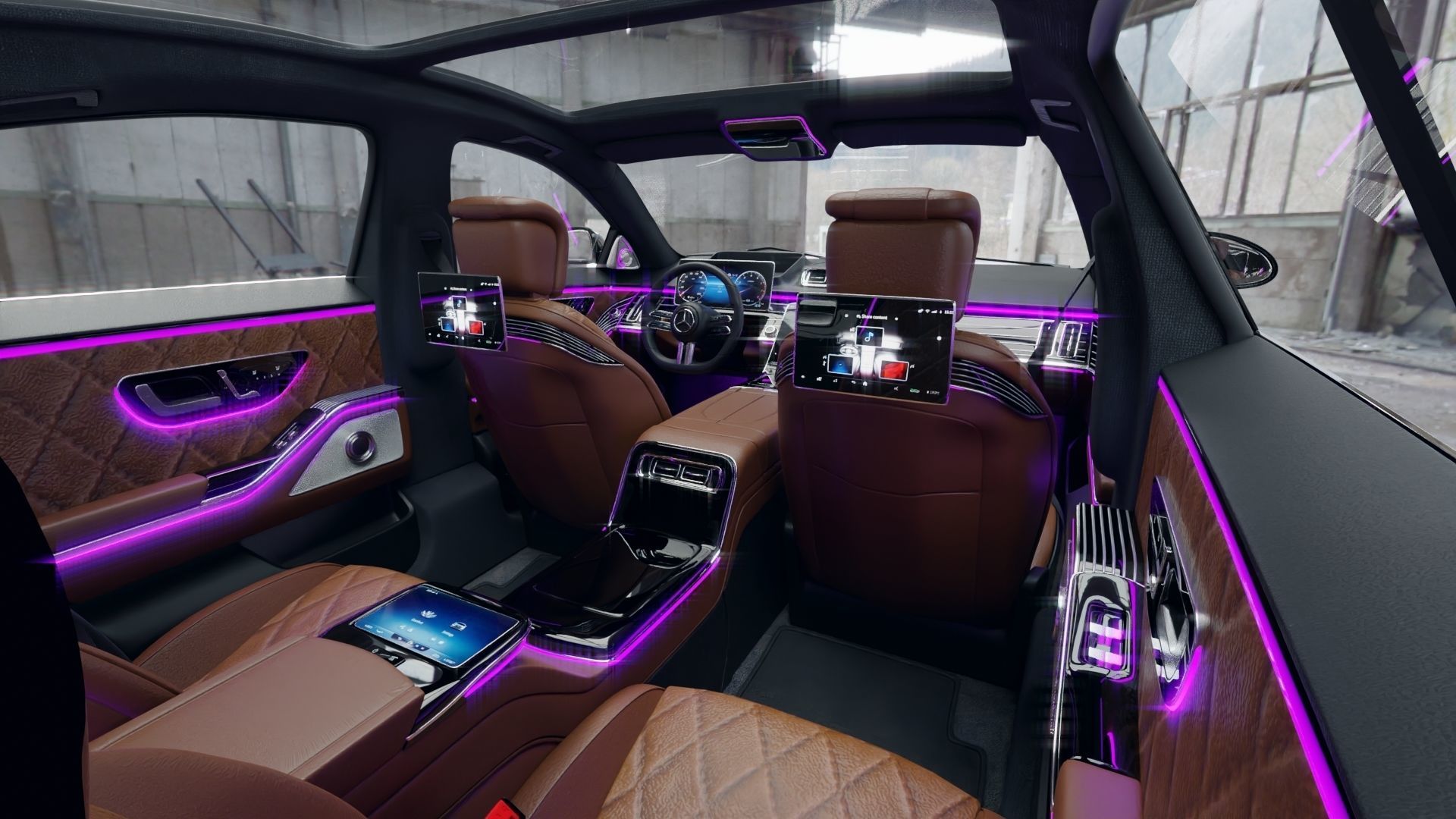 Mercedes Benz S Class 2022 3D model_3