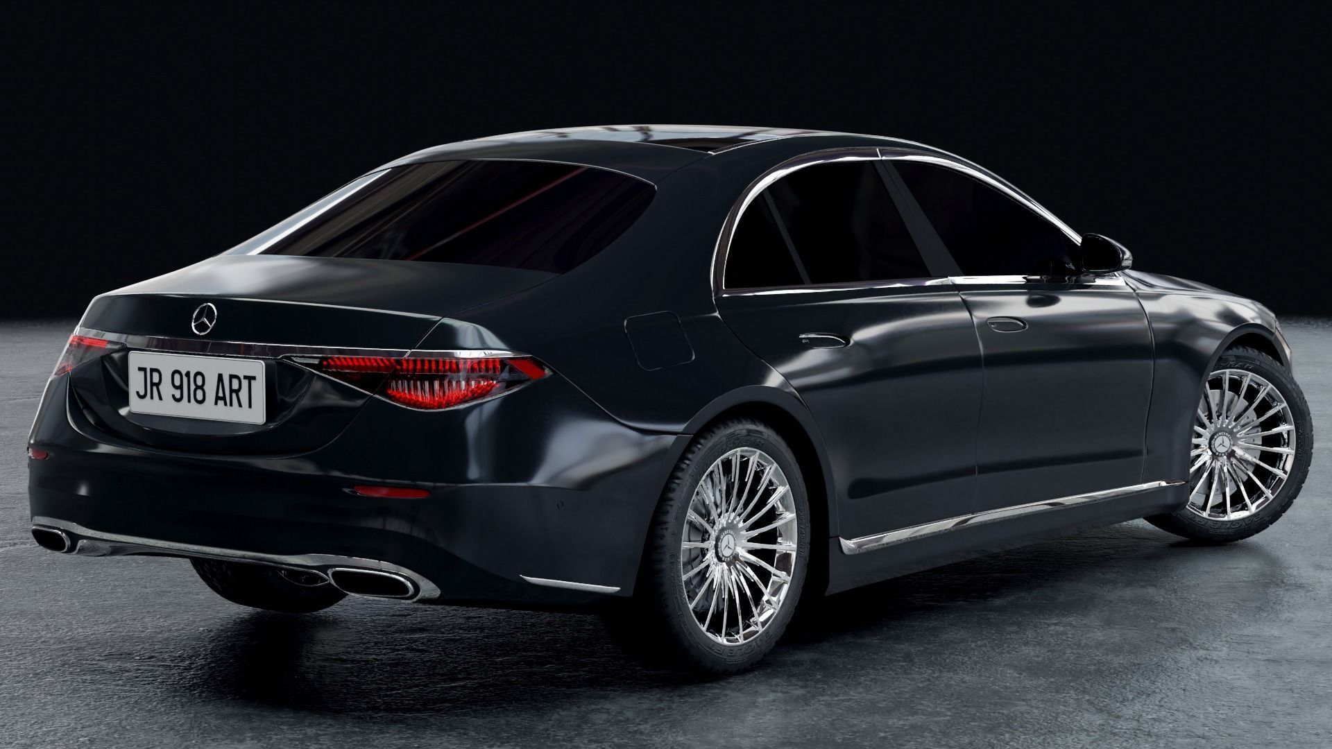 Mercedes Benz S Class 2022 3D model_6