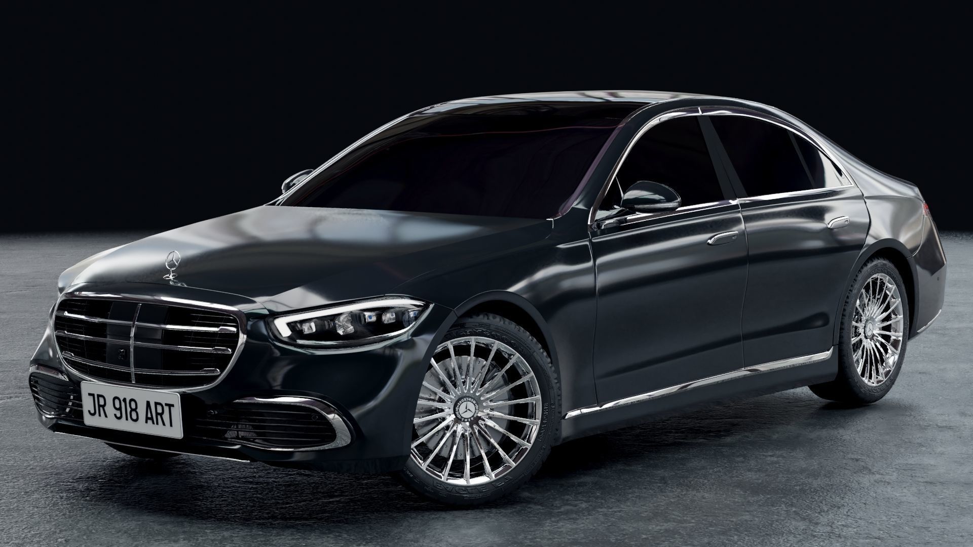 Mercedes Benz S Class 2022 3D model_5