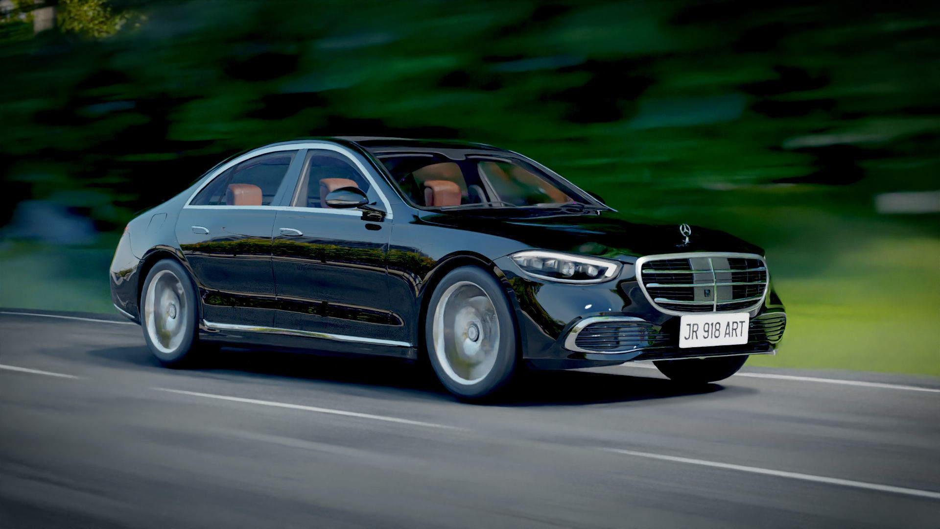 Mercedes Benz S Class 2022 3D model_1