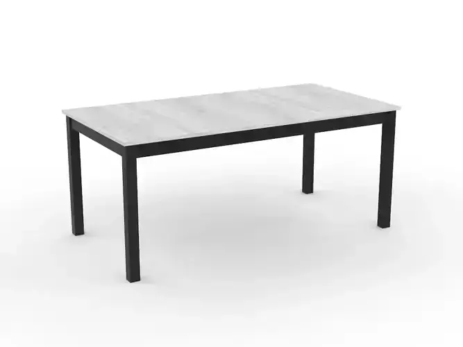 Dining table PBR low-poly