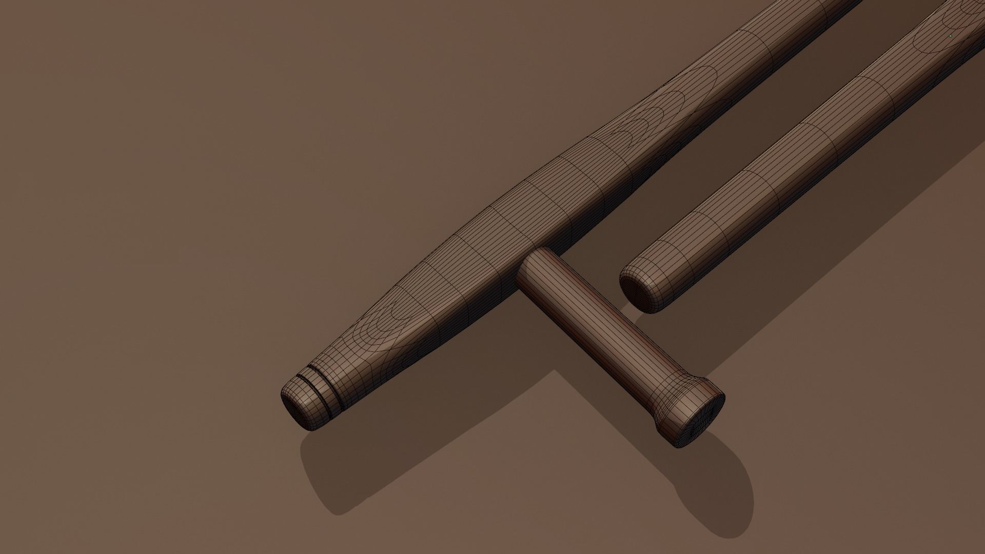 Tonfas Okinawa 3D model | CGTrader