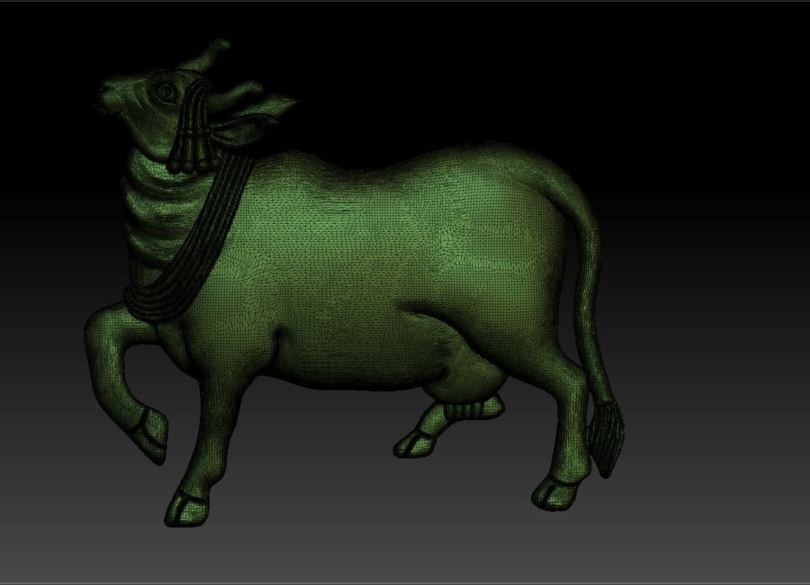 COW PENDENT 3D print model_5