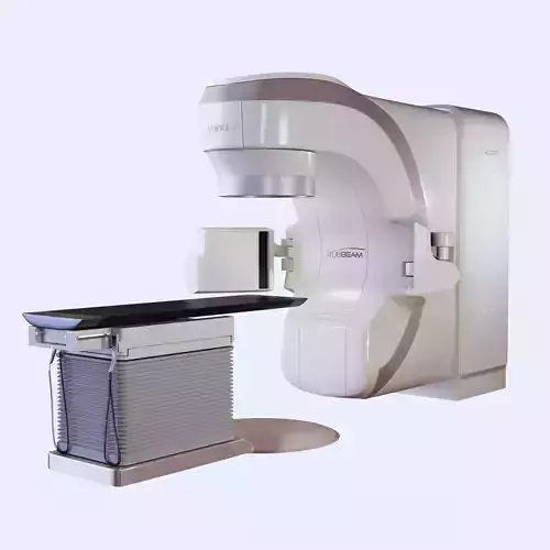 Varian Truebeam radiotherapy unit 3D model