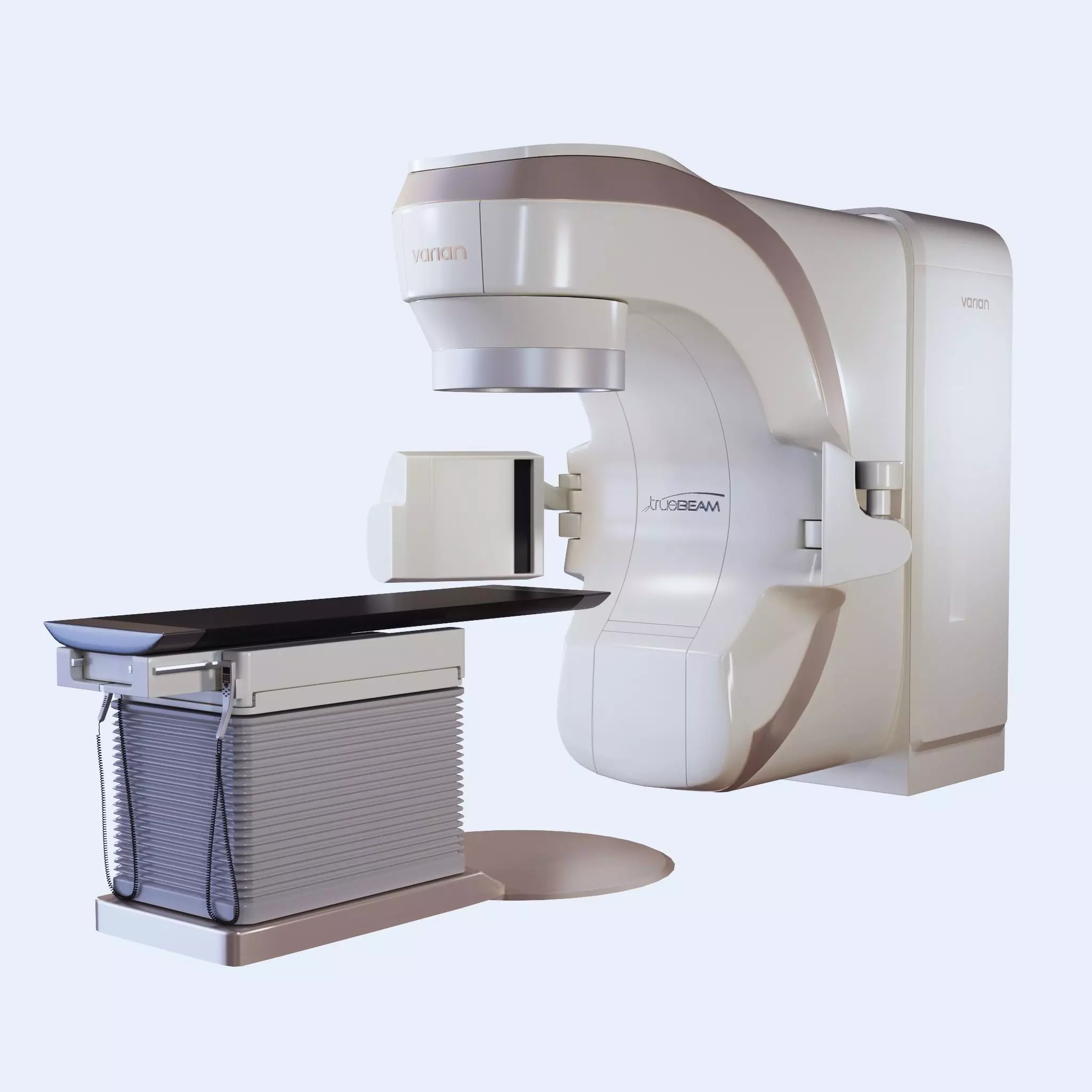 Varian Truebeam radiotherapy unit 3D model_0